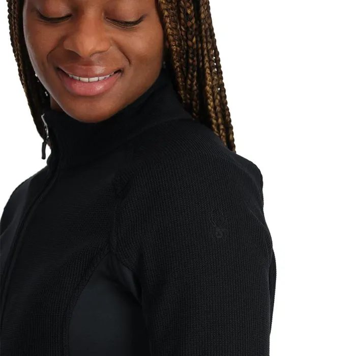 Spyder Sweaters Bandita Full Zip Black 8211 Womens