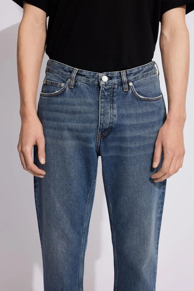 Steve 8211 Medium Scrape Blue Men Won Hundred Jeans