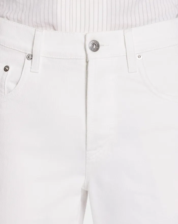Straightleg Denim Pants Optic White Men Lanvin Pants and Shorts