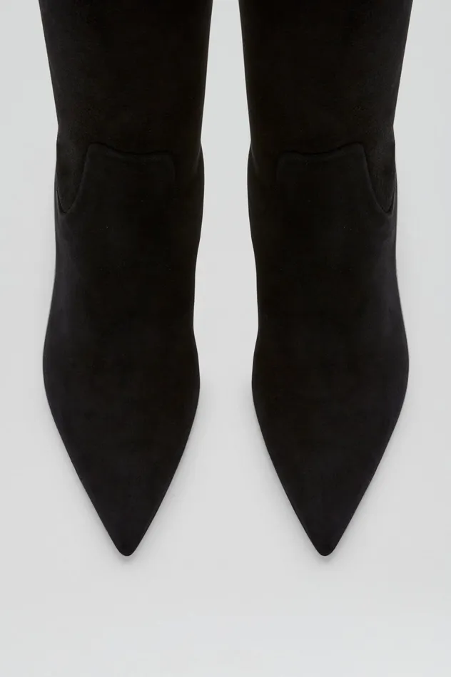 STRETCH SUEDE OVER THE KNEE BOOT 85 BLACK Shoes Scanlan Theodore Women STRETCH SUEDE OVER THE KNEE BOOT 85 BLACK Shoes Scanlan Theodore Women