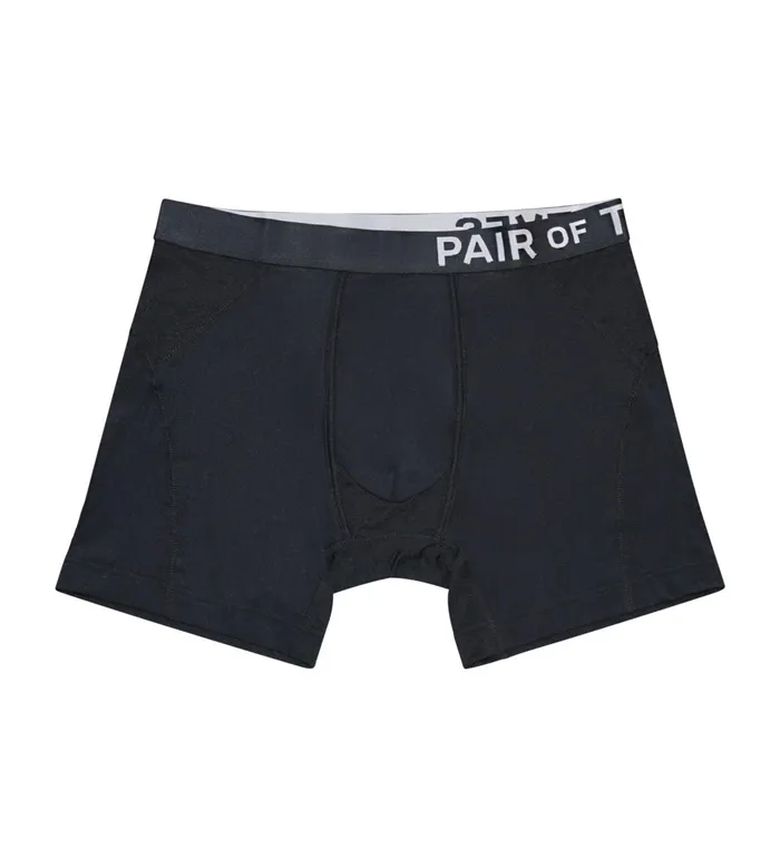 Supercool Boxer Briefs Black Underwear 2 Pack Men Pair Of Thieves Boxer Briefs