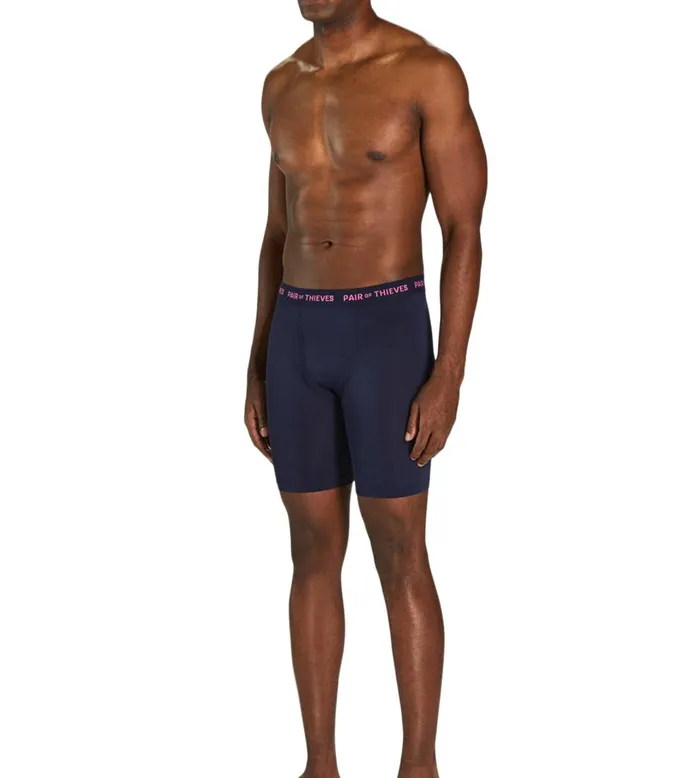 Superfit Long Boxer Briefs Black Navy Underwear 2 Pack Men Pair Of Thieves Long Boxer Briefs Superfit Long Boxer Briefs Black Navy Underwear 2 Pack Men Pair Of Thieves Long Boxer Briefs