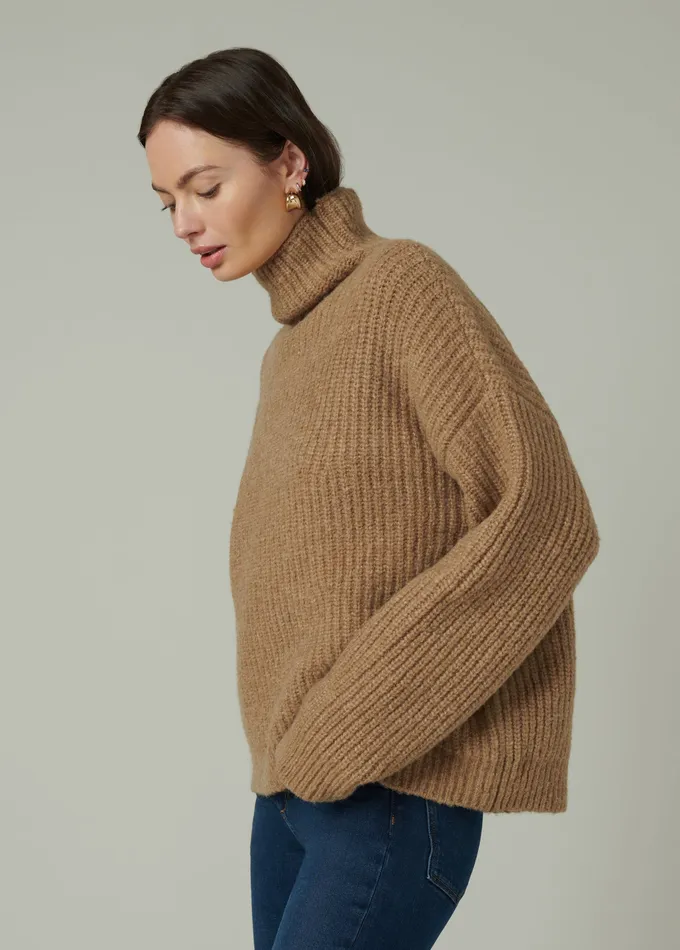 Sweaters Joe8217s Jeans Women THE TORONTO OVERSIZED SWEATER Oatmeal