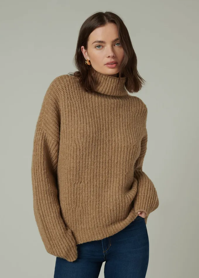 Sweaters Joe8217s Jeans Women THE TORONTO OVERSIZED SWEATER Oatmeal
