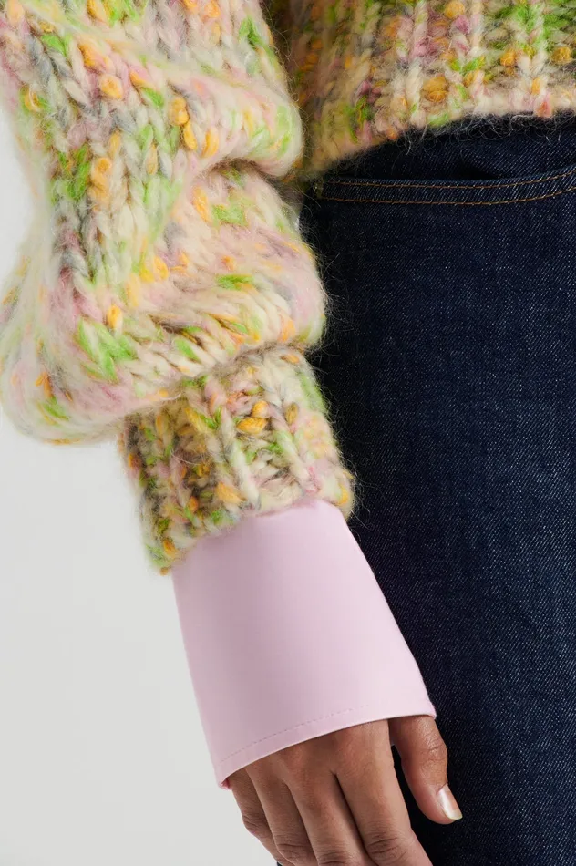 Sweaters Scanlan Theodore Women TEXTURED COCOON SWEATER MULTI Sweaters Scanlan Theodore Women TEXTURED COCOON SWEATER MULTI