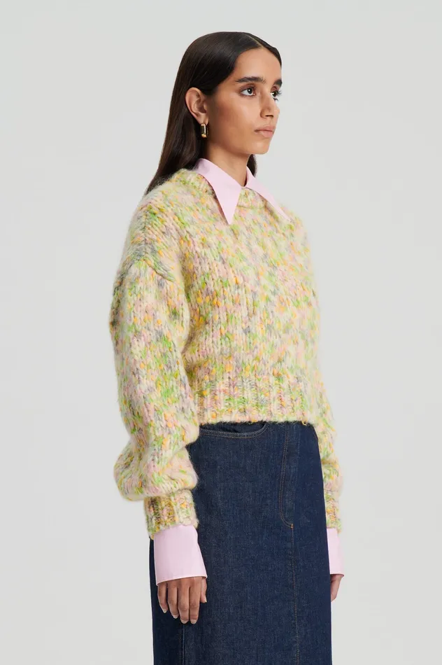 Sweaters Scanlan Theodore Women TEXTURED COCOON SWEATER MULTI Sweaters Scanlan Theodore Women TEXTURED COCOON SWEATER MULTI