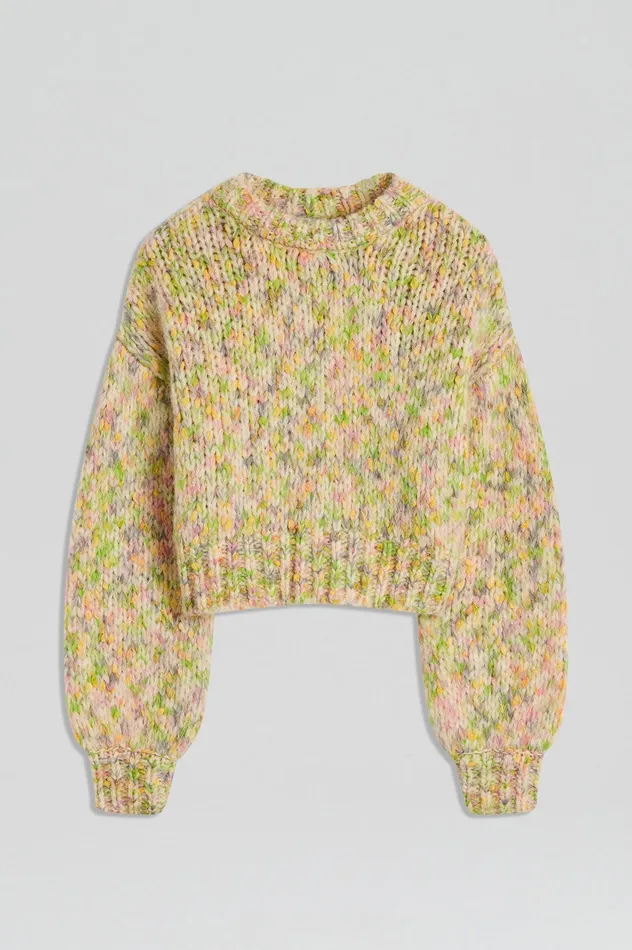 Sweaters Scanlan Theodore Women TEXTURED COCOON SWEATER MULTI Sweaters Scanlan Theodore Women TEXTURED COCOON SWEATER MULTI