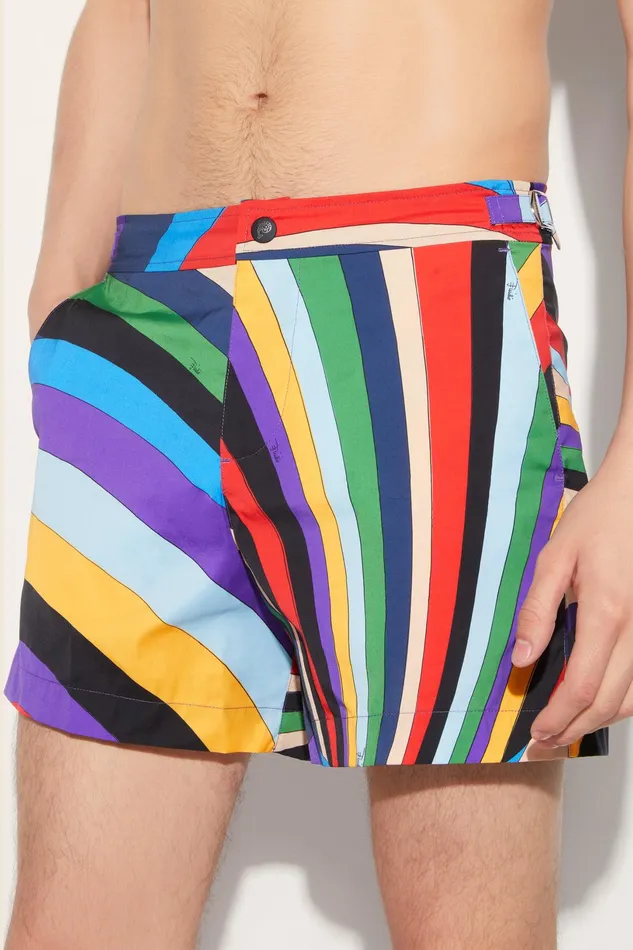 Swimwear Men PUCCI IridePrint Swim Shorts