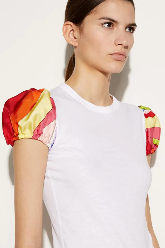 TShirts And Sweatshirts Women PUCCI TShirt With IridePrint Detail