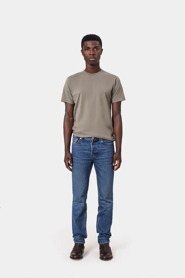TShirts Colorfulstandard Men Classic Organic Tee 8211 Snow Melange