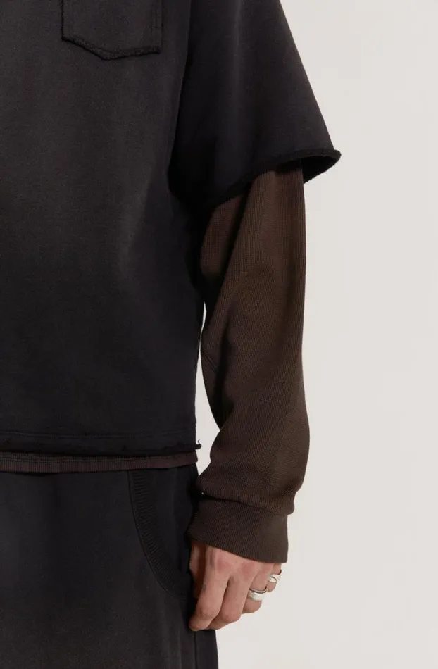 TShirts Men Jaded London Villain Layered Sweat