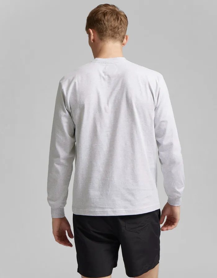 TShirts Men Oversized Organic LS TShirt 8211 Hunter Green Colorfulstandard