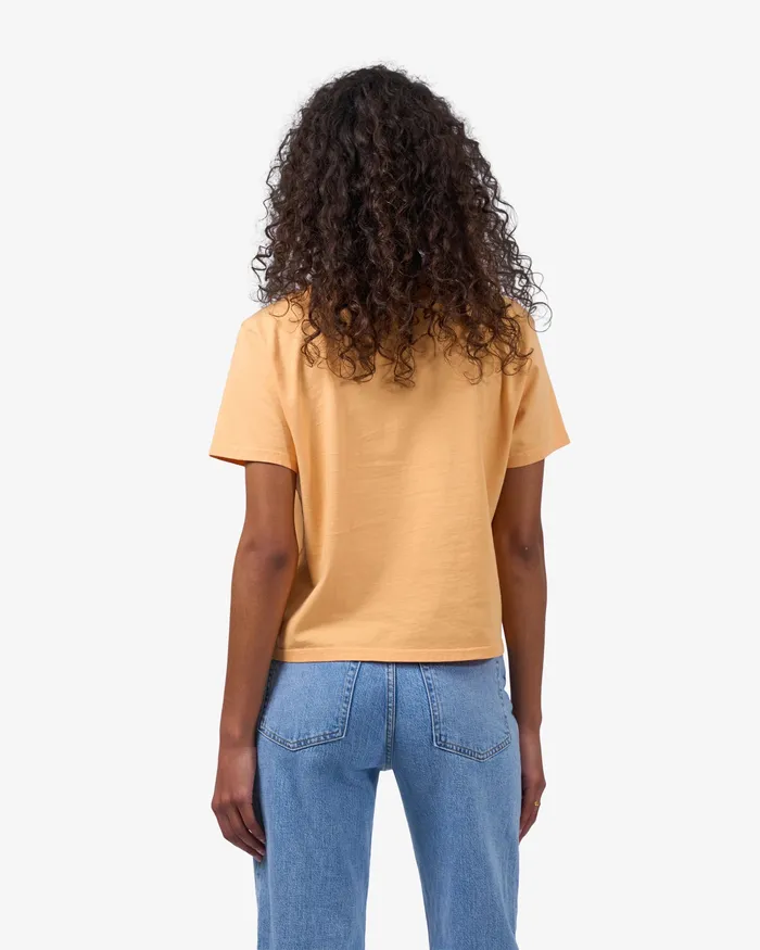 TShirts Women Colorfulstandard Organic Boxy Crop Tee 8211 Faded Pink
