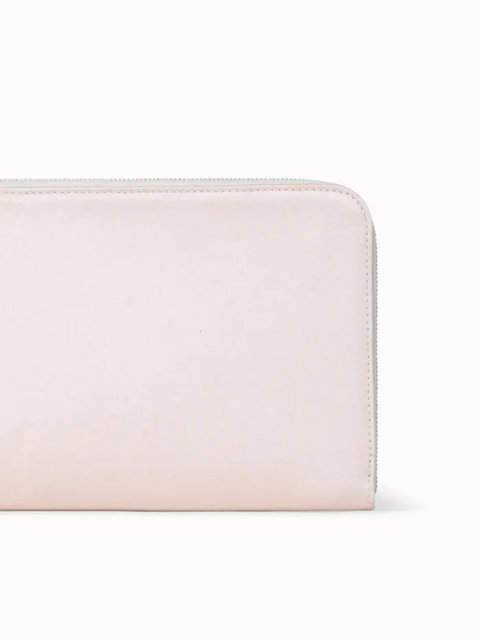 Tassel Pouch In Satin Fabric Alabaster Women Akris Clutches