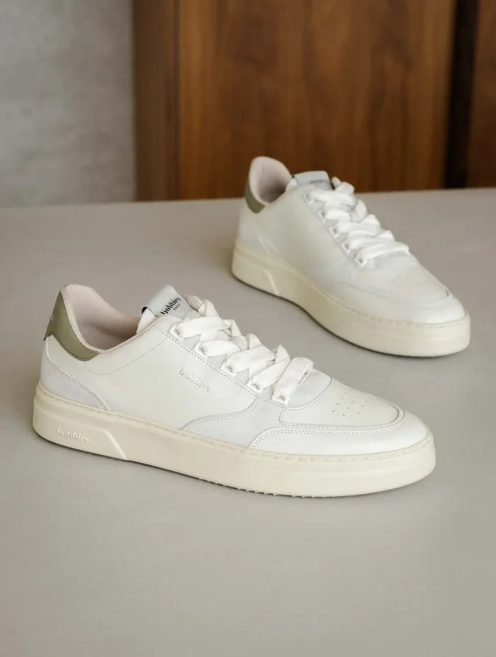 Thanassi Off White and Rosemary Men Bobbies Sneakers Thanassi Off White and Rosemary Men Bobbies Sneakers