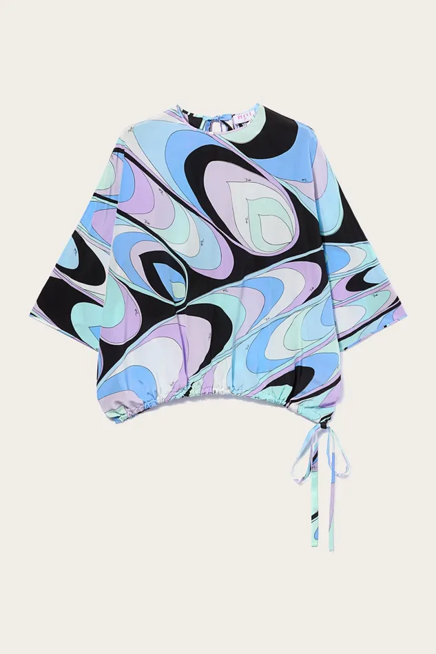 Tops And Shirts Women PUCCI OndePrint Silk Top