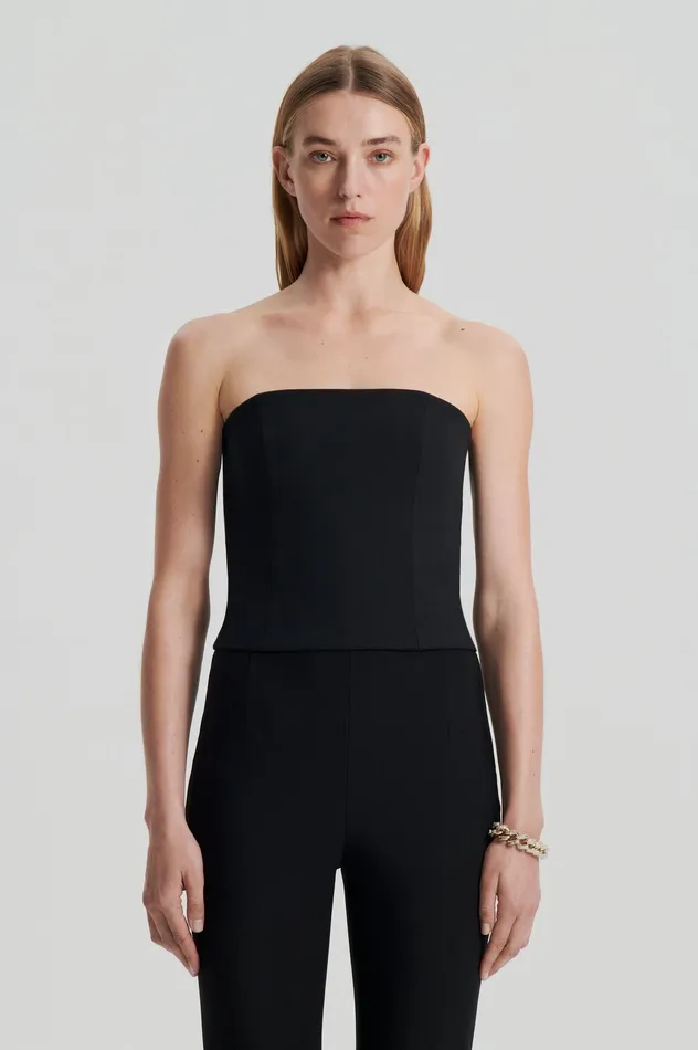 Tops Women Scanlan Theodore CADY BUSTIER BLACK