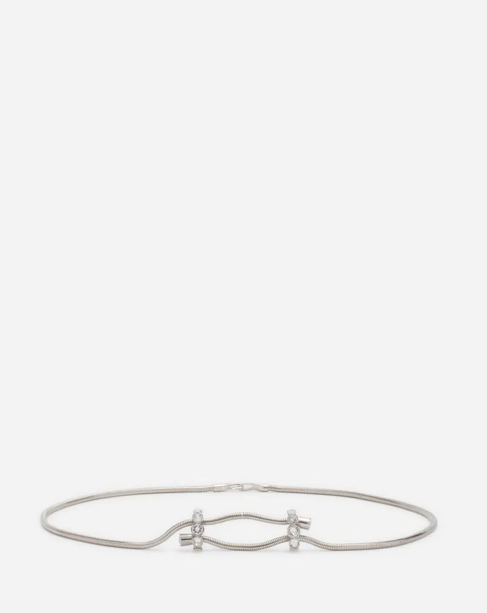 Traviata By Lanvin Brass Belt Silvercrystal Women Lanvin Belts Traviata By Lanvin Brass Belt Silvercrystal Women Lanvin Belts