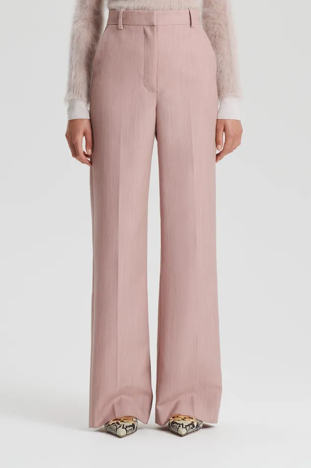 Trousers Scanlan Theodore Women TAILORED TROUSER PINK Trousers Scanlan Theodore Women TAILORED TROUSER PINK