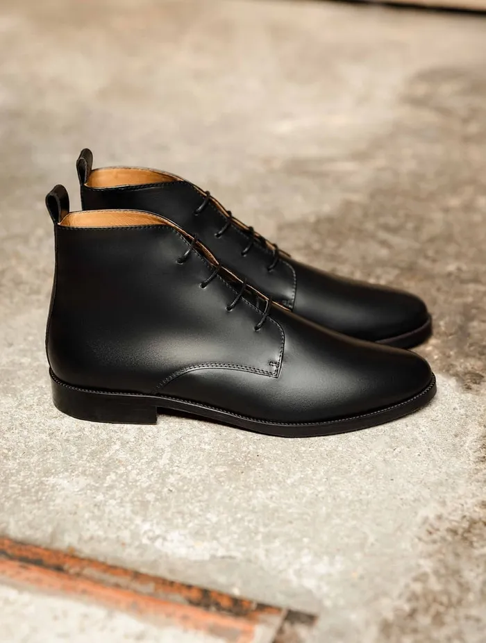 Vasco Intense Black Men Bobbies Boots Vasco Intense Black Men Bobbies Boots