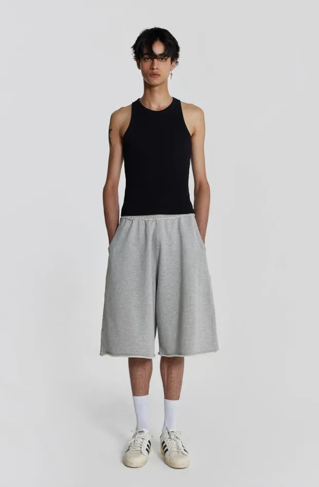 Vests Men Jaded London NTRLS Black Rib Vest