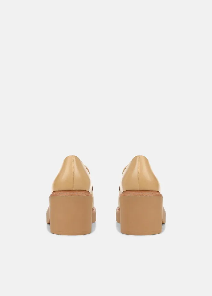 Vince Loafers and Mules Women Rowe Leather Lug Loafer Husk