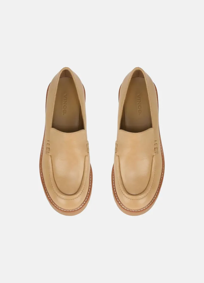 Vince Loafers and Mules Women Rowe Leather Lug Loafer Husk