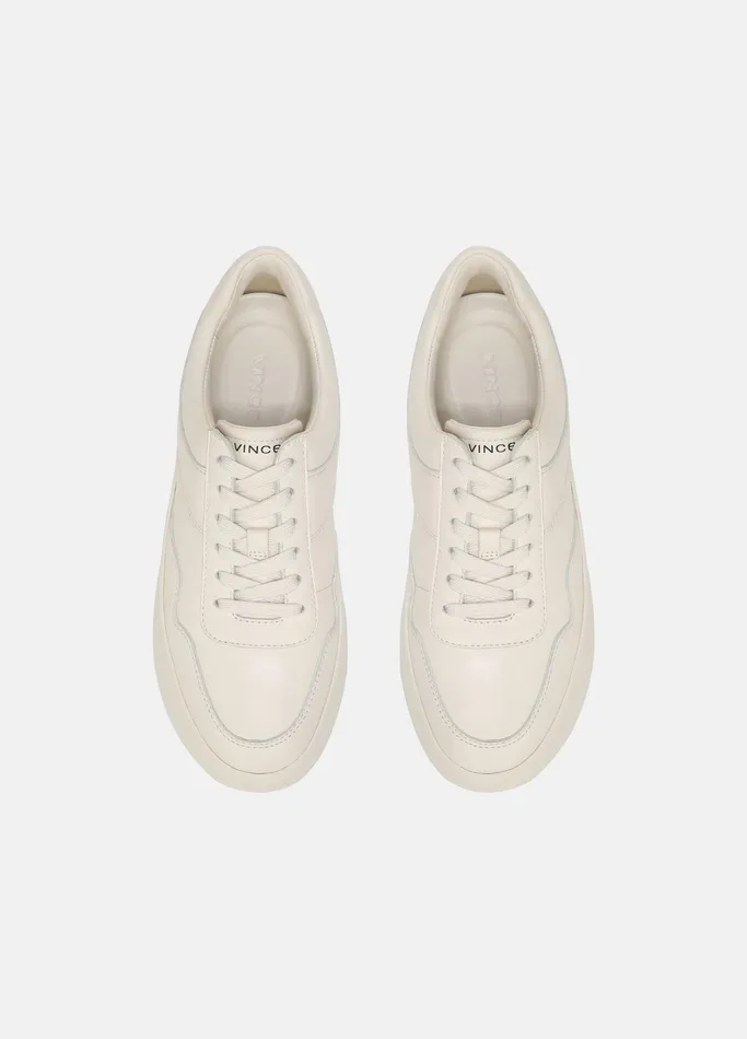Vince Loafers and Mules Women Warren Court Leather Sneaker Milk