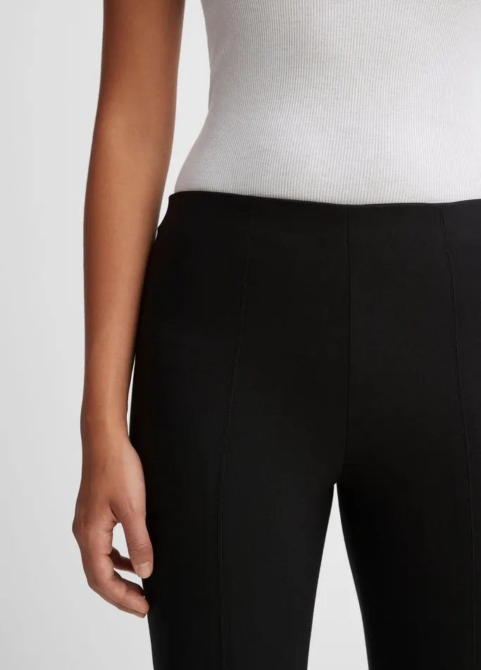 Vince Pants and Shorts Women Stitch Front Seam Ponte Legging Black