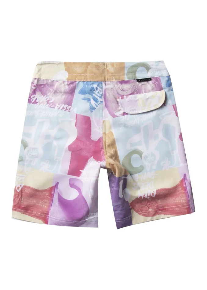 Vissla Boardshorts Youth Mudflappers 178243 Boys Boardshort Multi