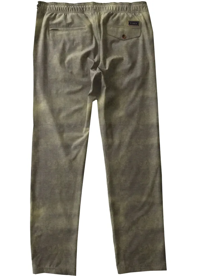 Vissla Hemp No See Ums Eco Elastic Pant Military Wash Men Pants and Denim