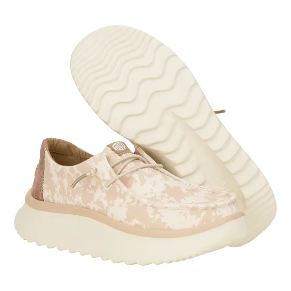 Wendy Peak Cow Platforms heydude Apparel