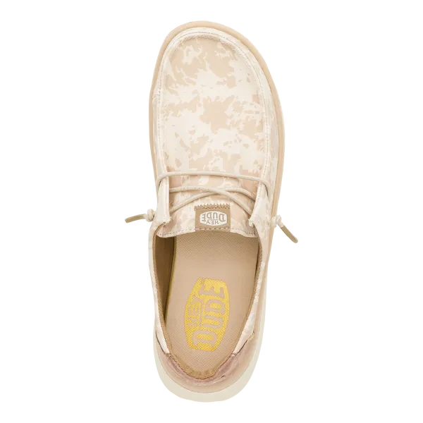 Wendy Peak Cow Platforms heydude Apparel