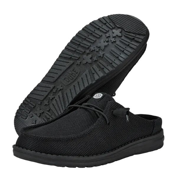 Wendy Slip Mono BlackBlack Mules heydude Apparel