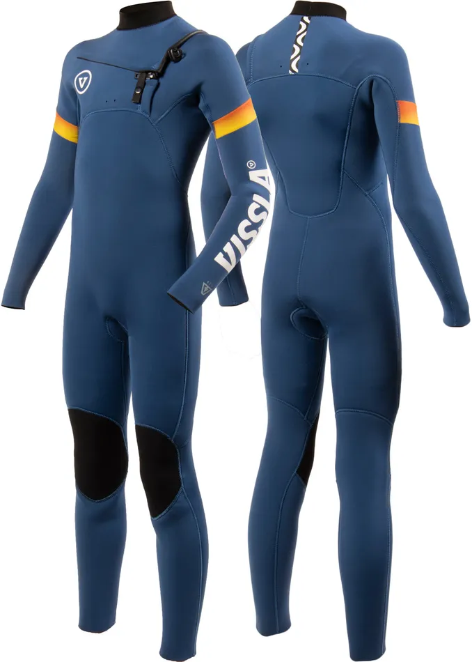 Wetsuits Vissla Youth 7 Seas Boys Raditude 32 Full Chest Zip Wetsuit Harbor Blue Wetsuits Vissla Youth 7 Seas Boys Raditude 32 Full Chest Zip Wetsuit Harbor Blue