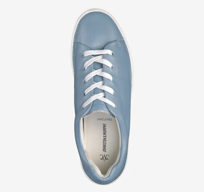 Women8217s Shoes Callie LacetoToe Slate Blue Glove Leather Johnston and Murphy Women