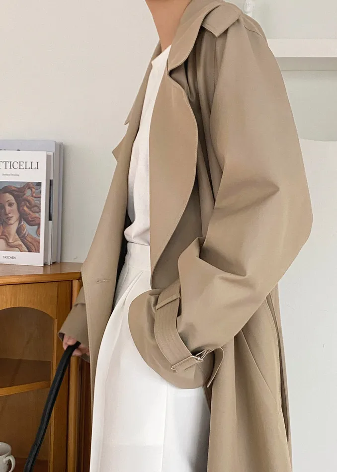 Women Abril Trench 8211 Sand The Frankie Shop Outerwear