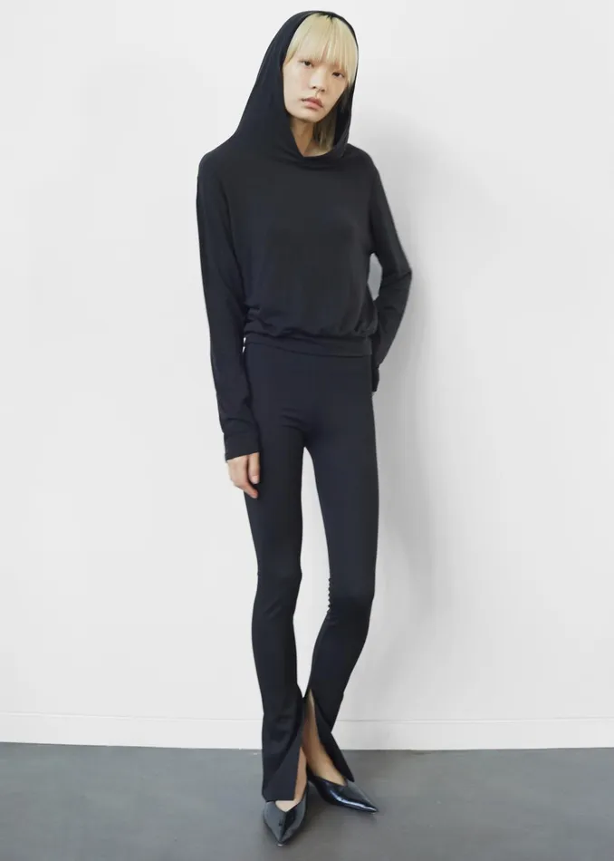 Women Adira Hoodie 8211 Black The Frankie Shop Tops