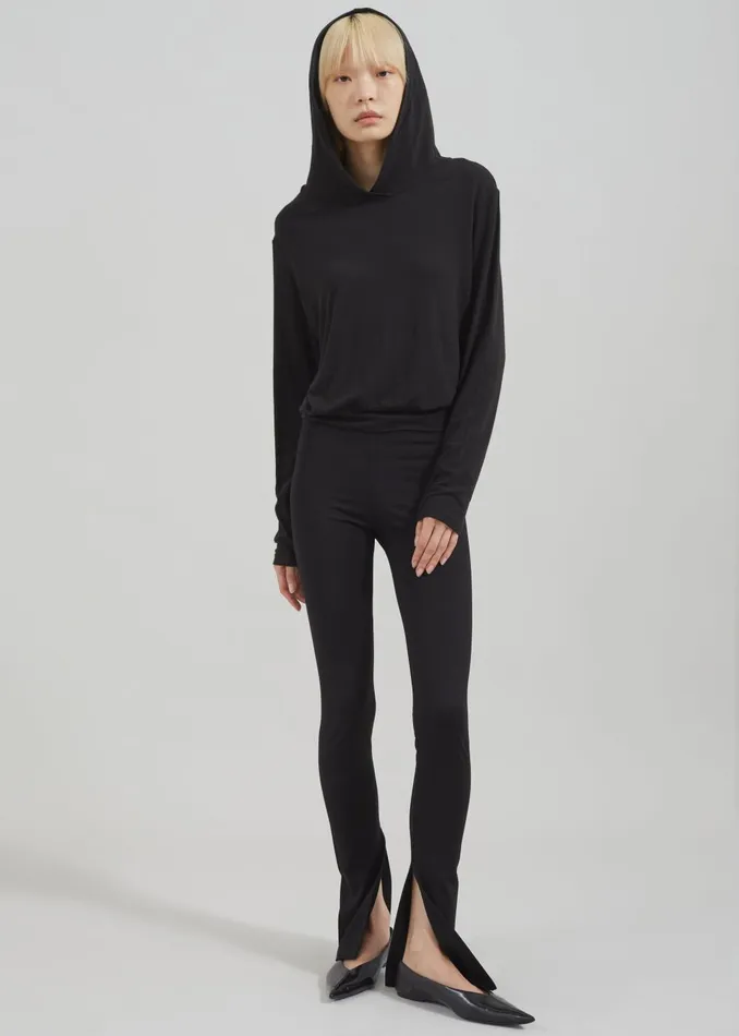 Women Adira Hoodie 8211 Black The Frankie Shop Tops