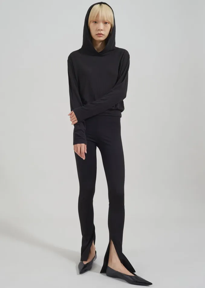 Women Adira Hoodie 8211 Black The Frankie Shop Tops
