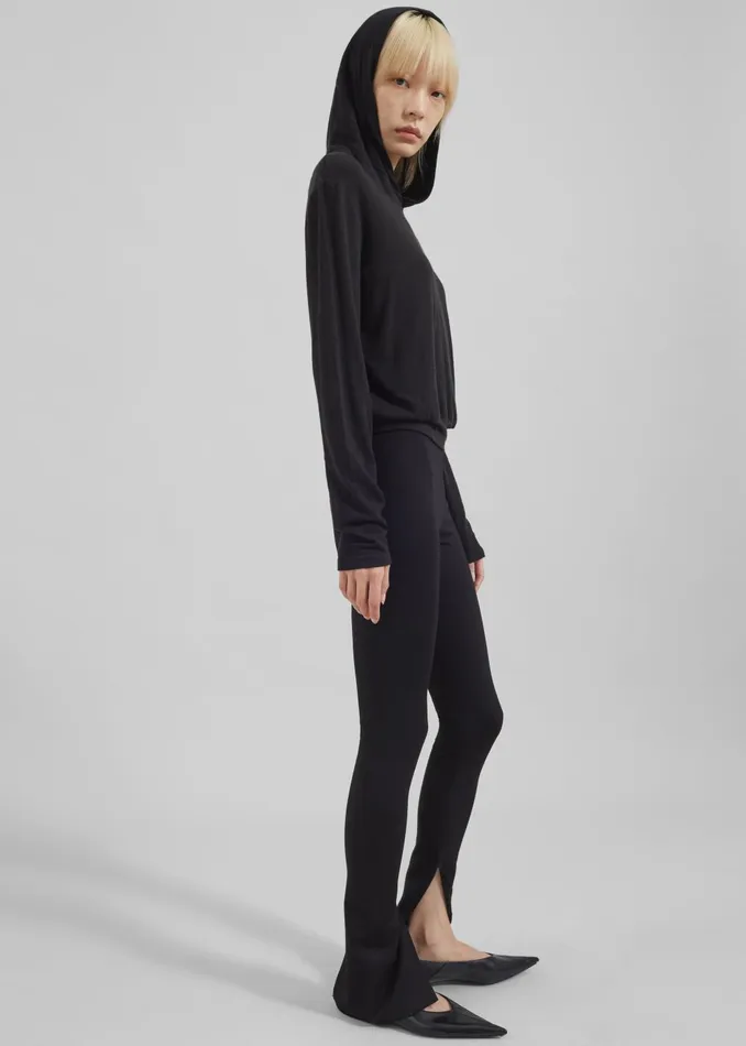 Women Adira Hoodie 8211 Black The Frankie Shop Tops