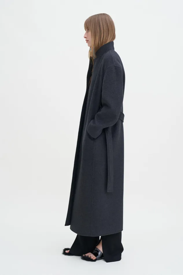 Women Alexa Coat Anthracite Melange Filippa K Outerwear