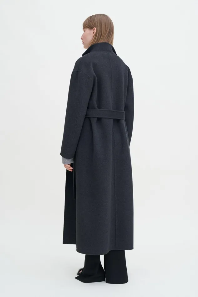 Women Alexa Coat Anthracite Melange Filippa K Outerwear