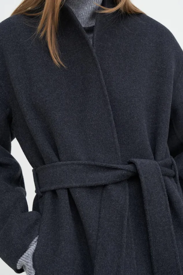 Women Alexa Coat Anthracite Melange Filippa K Outerwear