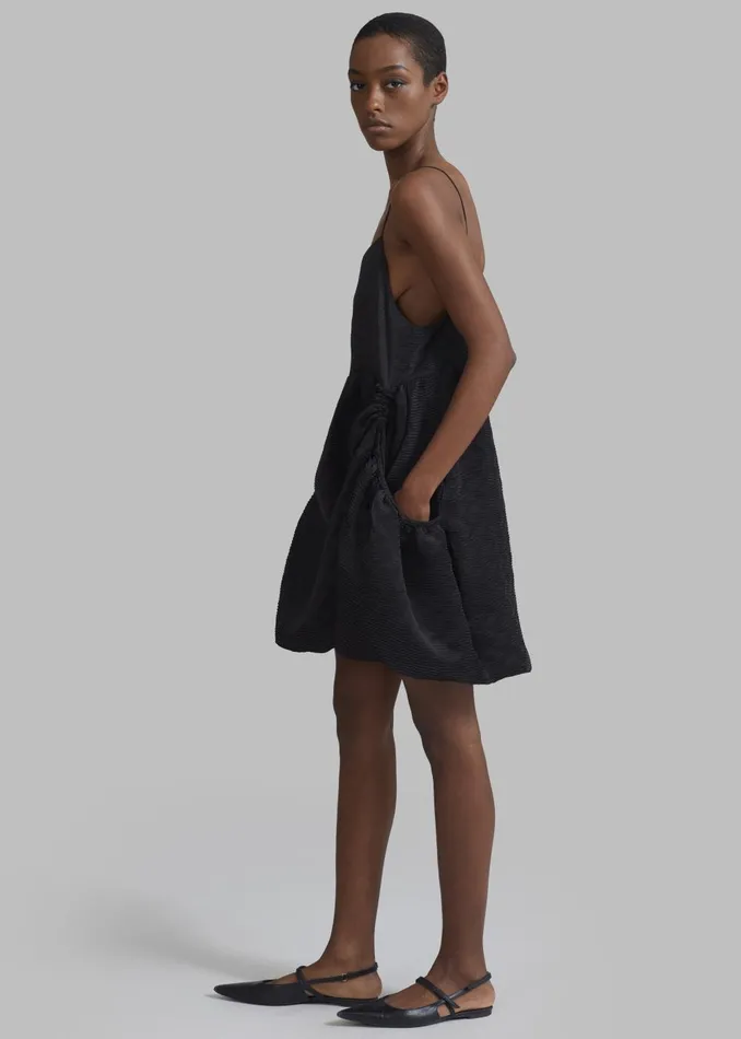 Women Alisa Pocket Mini Dress 8211 Black The Frankie Shop Dresses