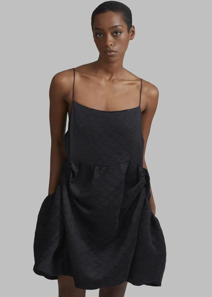 Women Alisa Pocket Mini Dress 8211 Black The Frankie Shop Dresses