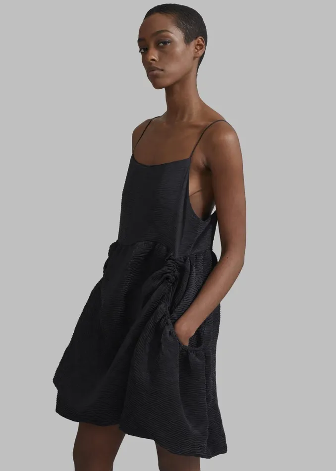 Women Alisa Pocket Mini Dress 8211 Black The Frankie Shop Dresses