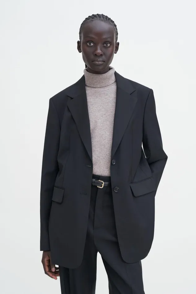 Women Alison Cool Wool Blazer Black Filippa K Blazers