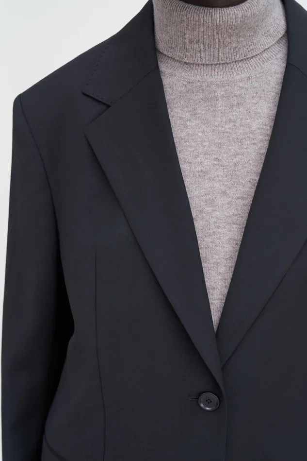 Women Alison Cool Wool Blazer Black Filippa K Blazers