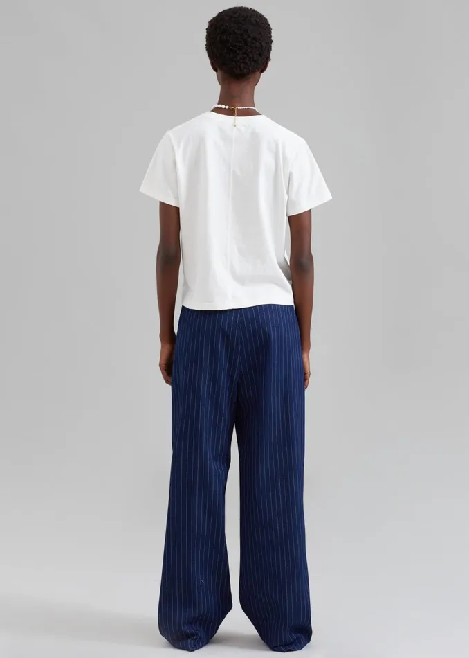 Women Athens Tee 8211 White The Frankie Shop Tops